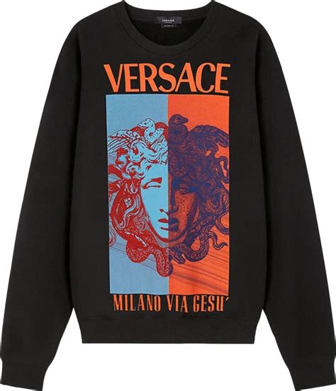 versace digital medusa crewneck